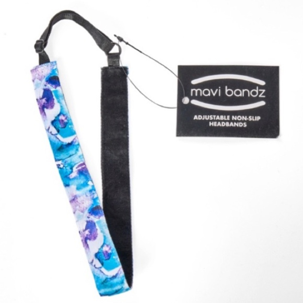 🎁NWT Mavi Bands purple/turquoise multi adjustable Headband
